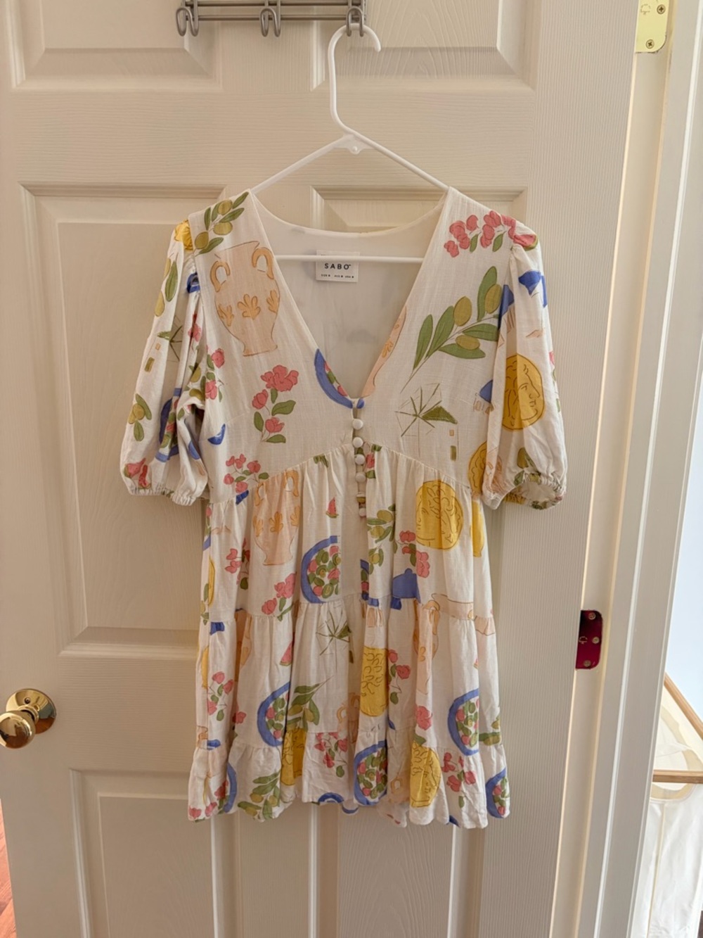 Sabo Skirt Floral Mini Dress - Worn Once